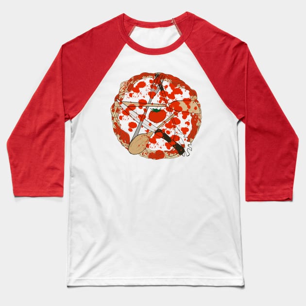 Pasta-Mancer Baseball T-Shirt by Naturally Made by Tay